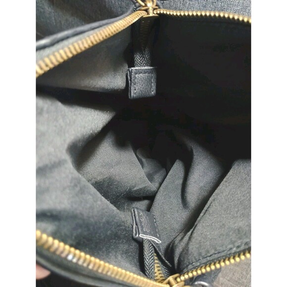 Sonoma Black Faux Leather Fold Over Crossbody Boho Purse - Picture 8 of 11